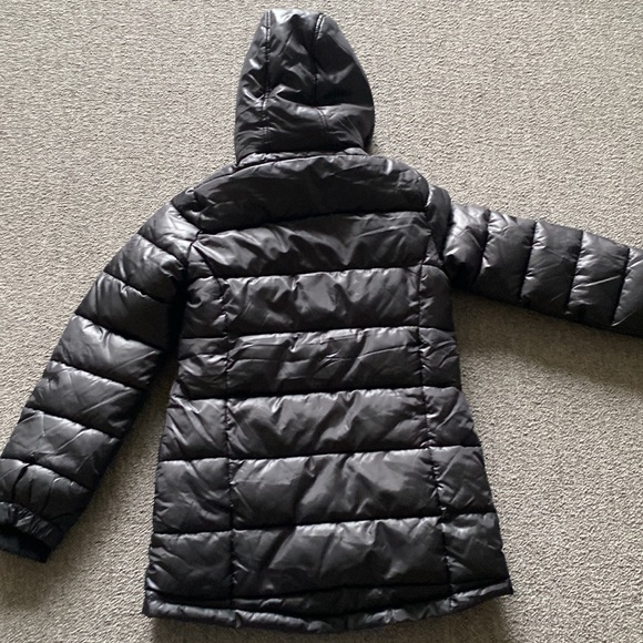 Justice Girls puffer coat jacket with hood size 12 - Picture 5 of 7